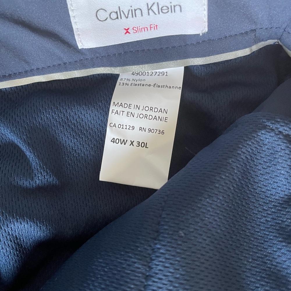 Calvin Klein Men's Dark Blue Dress Pants - Picture 10 of 11